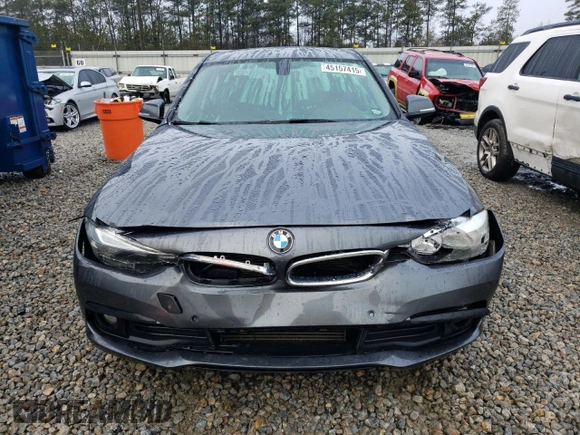 2016 BMW 3 Series 320i with VIN WBA8A9C57GK618858, listed as a Copart auction lot 45157415 with 124,347 mi miles and Salvage Title. Bid and sale history available at carsss.com. Image 5.