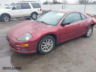 2002 Mitsubishi Eclipse GS with VIN 4A3AC44G72E082080, listed as a IAAI auction lot 41755023 with 151,057 mi miles. Bid and sale history available at carsss.com. Image 2.