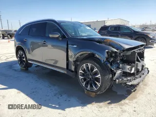 2024 Mazda CX-90 3.3 Turbo S with VIN JM3KK1HC7R1122618, listed as a Copart auction lot 49292855 with 30,233 mi miles and Salvage Title. Bid and sale history available at carsss.com. Image 4.