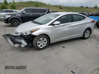 2016 Hyundai Elantra SE z VIN 5NPDH4AE8GH662868, wystawiony jako Copart lot #59175985 z przebiegiem 135 219 mil mil oraz Szkoda całkowita • Salvage title. Historia ofert i sprzedaży dostępna na DreamBid. Obrazek 1.