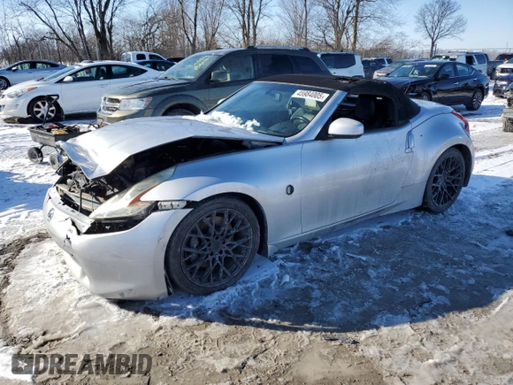 2012 Nissan 370Z Touring with VIN JN1AZ4FHXCM370242, listed as a Copart auction lot 45984005 with 71,579 mi miles and Salvage Title. Bid and sale history available at carsss.com. Image 1.