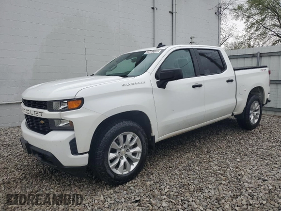 2019 Chevrolet Silverado 1500 Custom with VIN 1GCPYBEH3KZ371606, listed as a Copart auction lot 49652195 with 100,032 mi miles and Clean Title. Bid and sale history available at DreamBid. Image 1.