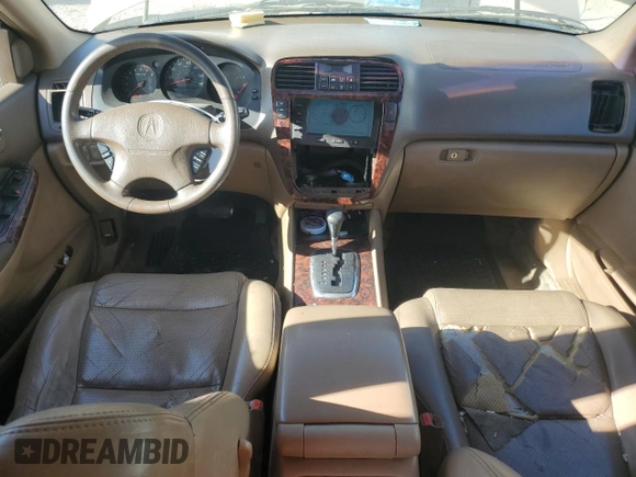 2002 Acura MDX with VIN 2HNYD18262H527360, listed as a Copart auction lot 72217624 with 229,181 mi miles and Salvage Title. Bid and sale history available at carsss.com. Image 8.