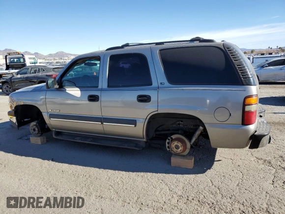 2002 Chevrolet Tahoe LS with VIN 1GNEC13V32J326387, listed as a Copart auction lot 88171325 with Not provided miles and Salvage title. Bid and sale history available at DreamBid. Image 2.