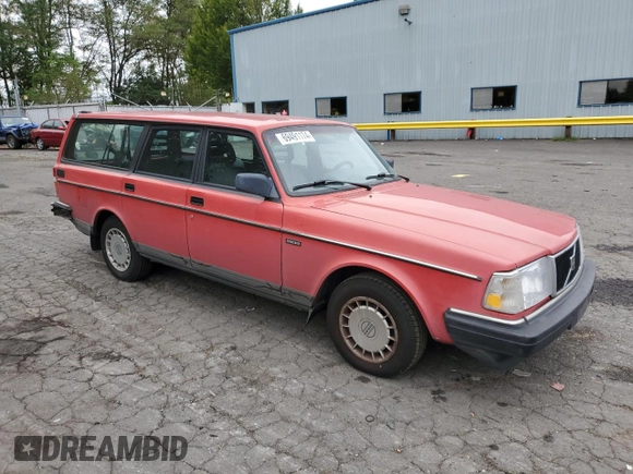1993 Volvo 240 with VIN YV1AW8801P1942014, listed as a Copart auction lot 69491174 with 145,809 mi miles and Salvage title. Bid and sale history available at DreamBid. Image 4.
