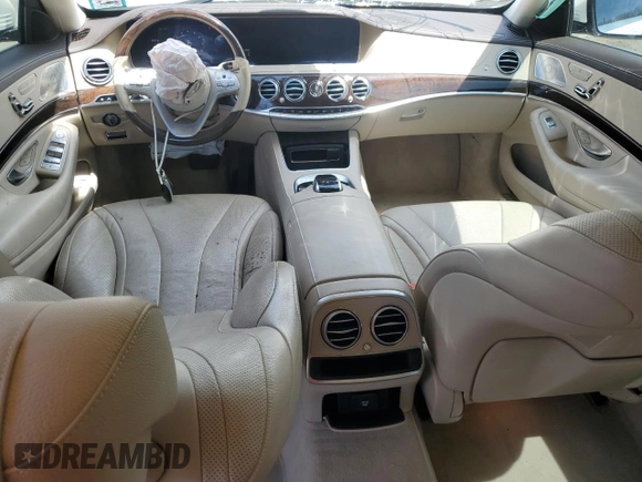 2019 Mercedes-Benz S 450 with VIN WDDUG6EB6KA461541, listed as a Copart auction lot 55125255 with 64,082 mi miles and Salvage title. Bid and sale history available at DreamBid. Image 8.