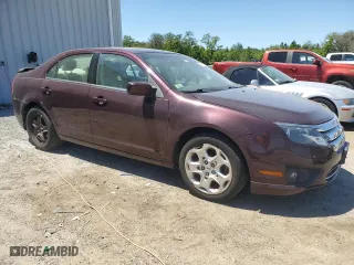 2011 Ford Fusion SE with VIN 3FAHP0HA2BR107474, listed as a Copart auction lot 52911045 with 91,028 mi miles and Salvage Title. Bid and sale history available at carsss.com. Image 4.