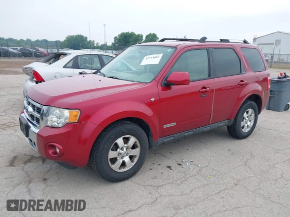 2008 Ford Escape Limited с VIN 1FMCU94178KE52807, выставлен на аукционе IAAI как лот 42345083 с пробегом 193 672 миль миль и . История ставок и продаж доступна на DreamBid. Изображение 2.