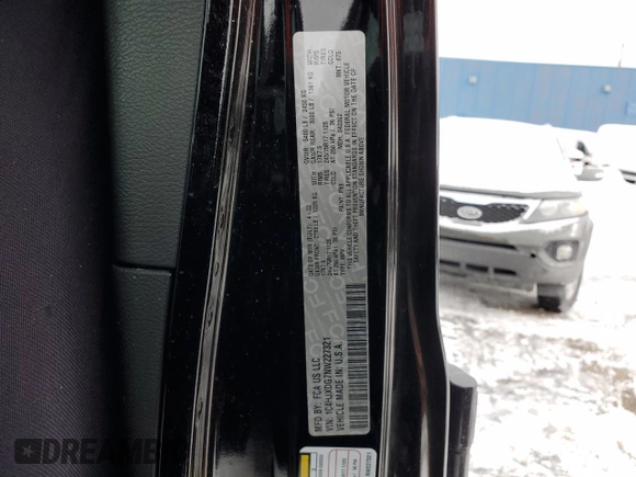 2022 Jeep Wrangler Unlimited Sport S z VIN 1C4HJXDG7NW227321, wystawiony jako Copart lot #45699695 z przebiegiem 25 369 mil mil oraz Szkoda całkowita • Salvage title. Historia ofert i sprzedaży dostępna na DreamBid. Obrazek 14.