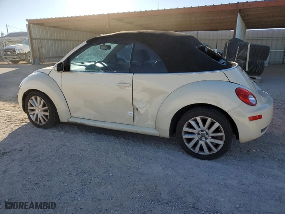 2008 Volkswagen New Beetle Convertible SE with VIN 3VWRG31Y18M417075, listed as a Copart auction lot 80433854 with 112,962 mi miles and Salvage Title. Bid and sale history available at carsss.com. Image 2.