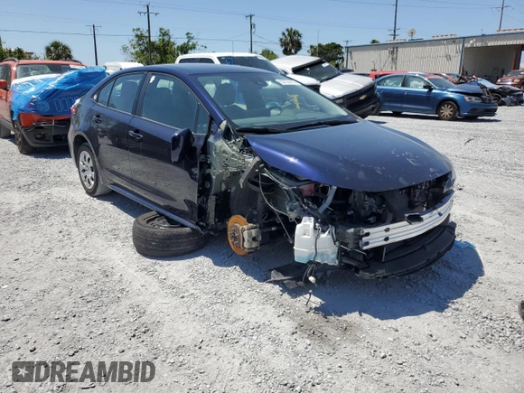 2022 Toyota Corolla LE with VIN 5YFEPMAE4NP367435, listed as a Copart auction lot 52794425 with 28,906 mi miles and Salvage Title. Bid and sale history available at carsss.com. Image 4.