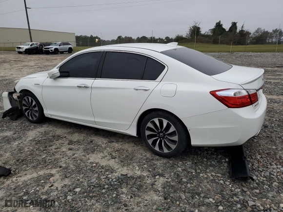 2015 Honda Accord Hybrid Touring with VIN 1HGCR6F74FA012490, listed as a Copart auction lot 79505104 with 105,773 mi miles and Salvage Title. Bid and sale history available at carsss.com. Image 2.