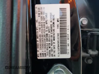 2015 Acura RDX with VIN 5J8TB4H36FL007492, listed as a Copart auction lot 60216875 with 102,437 mi miles and Salvage title. Bid and sale history available at DreamBid. Image 13.