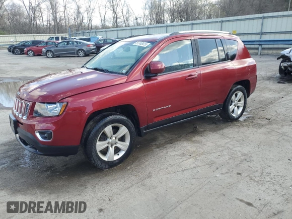 2015 Jeep Compass High Altitude Edition with VIN 1C4NJDEB0FD175824, listed as a Copart auction lot 51745415 with 171,642 mi miles and Salvage Title. Bid and sale history available at carsss.com. Image 1.