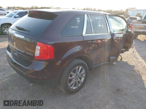 2011 Ford Edge Limited with VIN 2FMDK3KC0BBA95631, listed as a IAAI auction lot 41321070 with 179,987 mi miles. Bid and sale history available at carsss.com. Image 4.