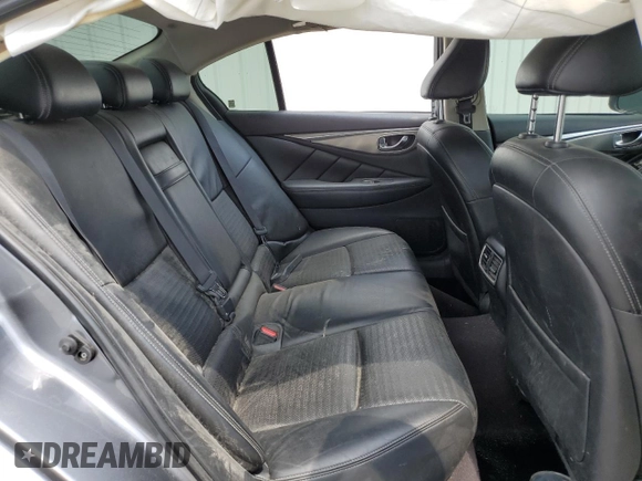 2019 Infiniti Q50 Luxe z VIN JN1EV7AR7KM592198, wystawiony jako Copart lot #59675934 z przebiegiem 97 104 mil mil oraz Czysty tytuł • Clean title. Historia ofert i sprzedaży dostępna na DreamBid. Obrazek 10.