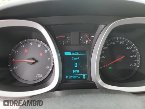 2016 Chevrolet Equinox LS with VIN 2GNFLEEK7G6105779, listed as a Copart auction lot 51219985 with 153,092 mi miles and Salvage Title. Bid and sale history available at DreamBid. Image 9.