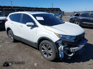 2021 Honda CR-V EX-L with VIN 2HKRW2H83MH634522, listed as a IAAI auction lot 41827080 with 17,217 mi miles. Bid and sale history available at carsss.com. Image 1.