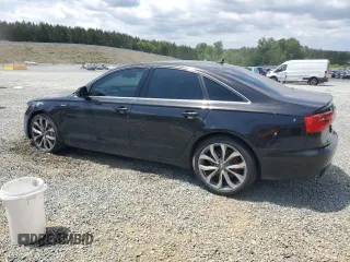 2013 Audi A6 Premium Plus with VIN WAUGGAFCXDN103742, listed as a Copart auction lot 54901795 with 122,795 mi miles and Clean title. Bid and sale history available at DreamBid. Image 2.