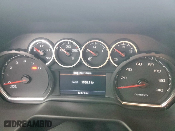 2023 Chevrolet Tahoe Commercial with VIN 1GNSCLED2PR429361, listed as a Copart auction lot 54064925 with 33,475 mi miles and Salvage title. Bid and sale history available at DreamBid. Image 9.
