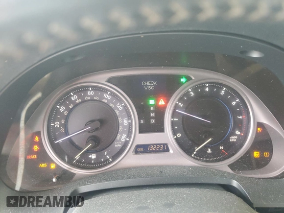 2008 Lexus IS 250 with VIN JTHBK262085078248, listed as a Copart auction lot 62390125 with 132,231 mi miles and Salvage title. Bid and sale history available at DreamBid. Image 9.