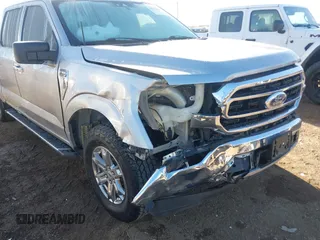 2021 Ford F-150 XL with VIN 1FTEW1CP3MFC30671, listed as a IAAI auction lot 41670207 with 56,540 mi miles. Bid and sale history available at carsss.com. Image 6.