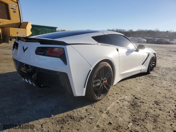 2014 Chevrolet Corvette Stingray Z51 2LT with VIN 1G1YK2D76E5102535, listed as a Copart auction lot 88287025 with 69,252 mi miles and Salvage Title. Bid and sale history available at carsss.com. Image 3.