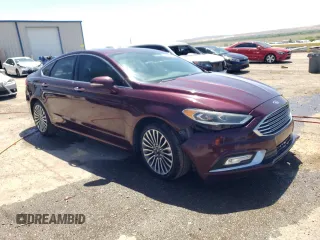 2017 Ford Fusion Titanium with VIN 3FA6P0K93HR114593, listed as a Copart auction lot 55650884 with 95,559 mi miles and Salvage Title. Bid and sale history available at carsss.com. Image 4.