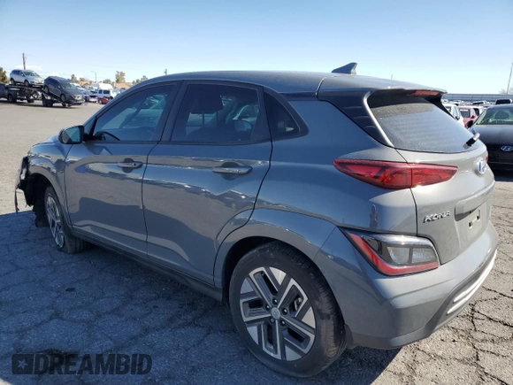 2023 Hyundai Kona SEL with VIN KM8K33AG6PU178829, listed as a Copart auction lot 49556565 with 9,071 mi miles and Salvage Title. Bid and sale history available at carsss.com. Image 2.