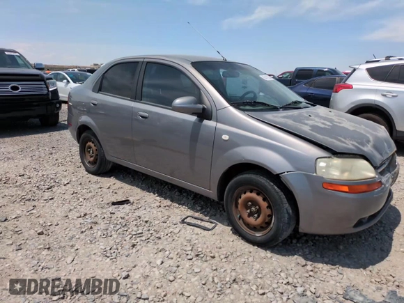 2006 Chevrolet Aveo LS with VIN KL1TD56666B540466, listed as a Copart auction lot 60418355 with 252,838 mi miles and Salvage title. Bid and sale history available at DreamBid. Image 12.