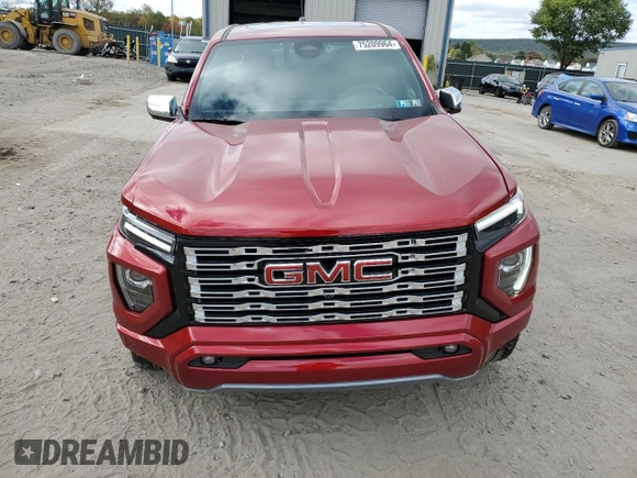 2023 GMC Canyon 4WD Denali with VIN 1GTP6FEK8P1175370, listed as a Copart auction lot 75209964 with 7,795 mi miles and Salvage Title. Bid and sale history available at carsss.com. Image 5.
