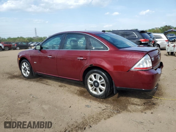 2008 Mercury Sable Premier with VIN 1MEHM42W68G612625, listed as a Copart auction lot 57071955 with Not provided miles and Salvage title. Bid and sale history available at DreamBid. Image 2.
