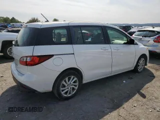 2012 Mazda 5 Sport with VIN JM1CW2BL0C0134154, listed as a Copart auction lot 65364604 with 107,241 mi miles and Salvage Title. Bid and sale history available at DreamBid. Image 3.