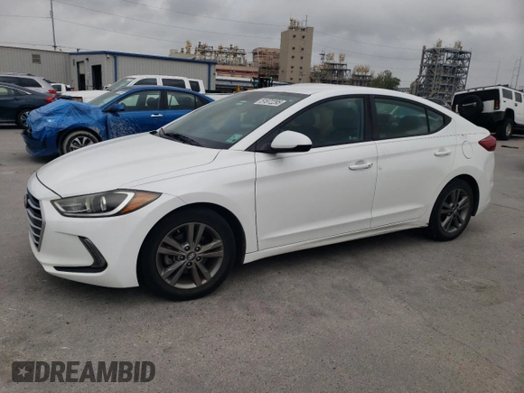 2017 Hyundai Elantra SE with VIN 5NPD84LF4HH115698, listed as a Copart auction lot 51872295 with 53,587 mi miles and Salvage Title. Bid and sale history available at DreamBid. Image 1.