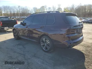 2022 BMW X7 xDrive40i z VIN 5UXCW2C00N9K81494, wystawiony jako Copart lot #51406425 z przebiegiem Nie podano mil oraz Szkoda całkowita • Salvage title. Historia ofert i sprzedaży dostępna na DreamBid. Obrazek 2.