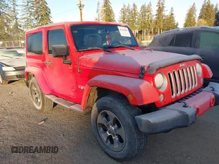 2018 Jeep Wrangler Sahara z VIN 1C4AJWBG2JL936412, wystawiony jako IAAI lot #41381668 z przebiegiem 82 535 mil mil oraz . Historia ofert i sprzedaży dostępna na DreamBid. Obrazek 1.