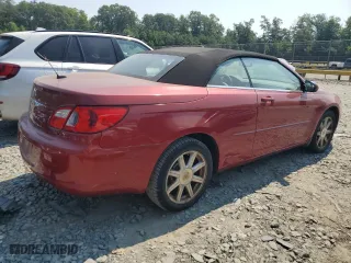 2008 Chrysler Sebring Touring with VIN 1C3LC55R48N691416, listed as a Copart auction lot 63386124 with 0 mi miles and Clean Title. Bid and sale history available at carsss.com. Image 3.
