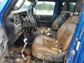 2021 Jeep Gladiator Overland with VIN 1C6HJTFG7ML585693, listed as a Copart auction lot 53058485 with 47,804 mi miles and Salvage title. Bid and sale history available at DreamBid. Image 7.
