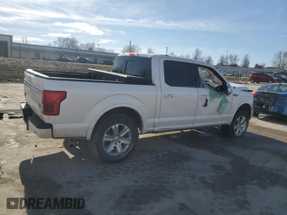 2019 Ford F-150 XL with VIN 1FTEW1E46KFD25631, listed as a Copart auction lot 43272255 with 146,160 mi miles and Salvage Title. Bid and sale history available at DreamBid. Image 3.
