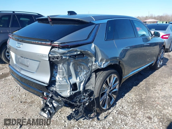 2024 Cadillac LYRIQ Luxury z VIN 1GYKPSRL0RZ127699, wystawiony jako IAAI lot #41358921 z przebiegiem 1114 mil mil oraz . Historia ofert i sprzedaży dostępna na DreamBid. Obrazek 4.