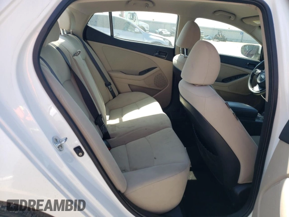 2015 Kia Optima LX with VIN KNAGM4A75F5558943, listed as a Copart auction lot 52299685 with 132,724 mi miles and Salvage Title. Bid and sale history available at carsss.com. Image 10.