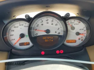 2001 Porsche Boxster with VIN WP0CA29851U623400, listed as a Copart auction lot 62940895 with 102,734 mi miles and Salvage title. Bid and sale history available at DreamBid. Image 9.
