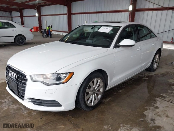 2014 Audi A6 2.0T Premium with VIN WAUCFAFC4EN083734, listed as a IAAI auction lot 41620442 with 116,508 mi miles. Bid and sale history available at carsss.com. Image 2.