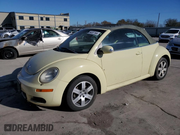 2006 Volkswagen Beetle with VIN 3VWPF31Y66M309221, listed as a Copart auction lot 84337164 with Not provided miles and Clean title. Bid and sale history available at DreamBid. Image 1.