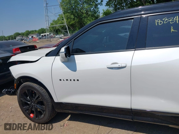 2024 Chevrolet Blazer RS with VIN 3GNKBKRS6RS188345, listed as a IAAI auction lot 42396159 with 24,813 mi miles and . Bid and sale history available at DreamBid. Image 14.