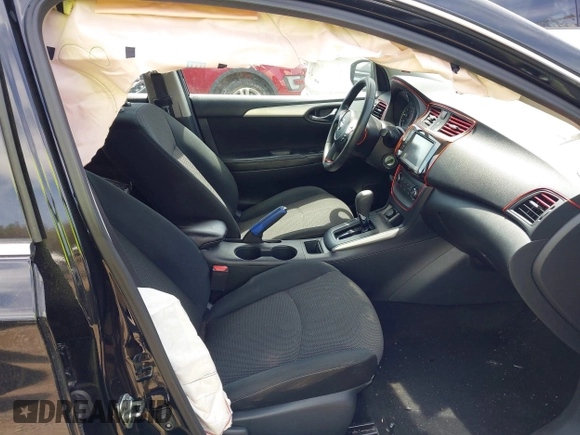 2019 Nissan Sentra S with VIN 3N1AB7AP1KY360683, listed as a IAAI auction lot 41876053 with 91,016 mi miles. Bid and sale history available at carsss.com. Image 5.