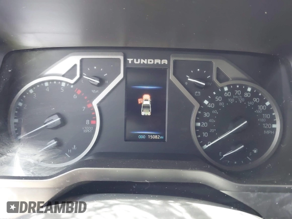 2023 Toyota Tundra Limited with VIN 5TFJA5DB9PX117183, listed as a IAAI auction lot 42352970 with 15,082 mi miles and . Bid and sale history available at DreamBid. Image 7.