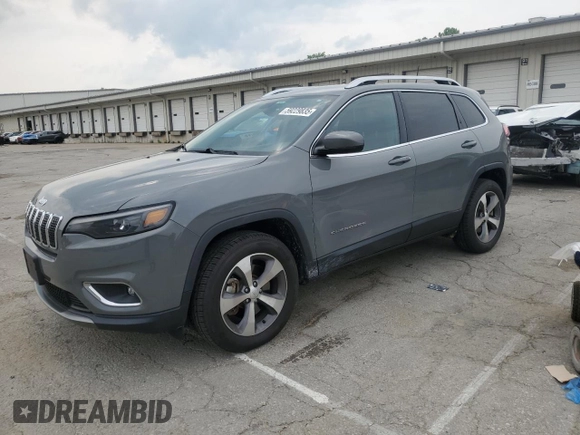 2020 Jeep Cherokee Limited with VIN 1C4PJMDX6LD602408, listed as a Copart auction lot 59229835 with 62,259 mi miles and Salvage title. Bid and sale history available at DreamBid. Image 1.