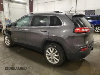2014 Jeep Cherokee Limited with VIN 1C4PJLDS9EW241374, listed as a Copart auction lot 61048025 with 77,697 mi miles and Salvage title. Bid and sale history available at DreamBid. Image 2.