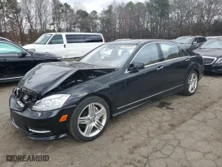 2013 Mercedes-Benz S-Class S 550 with VIN WDDNG7DB9DA534075, listed as a Copart auction lot 44326445 with 68,825 mi miles and Salvage Title. Bid and sale history available at carsss.com. Image 1.